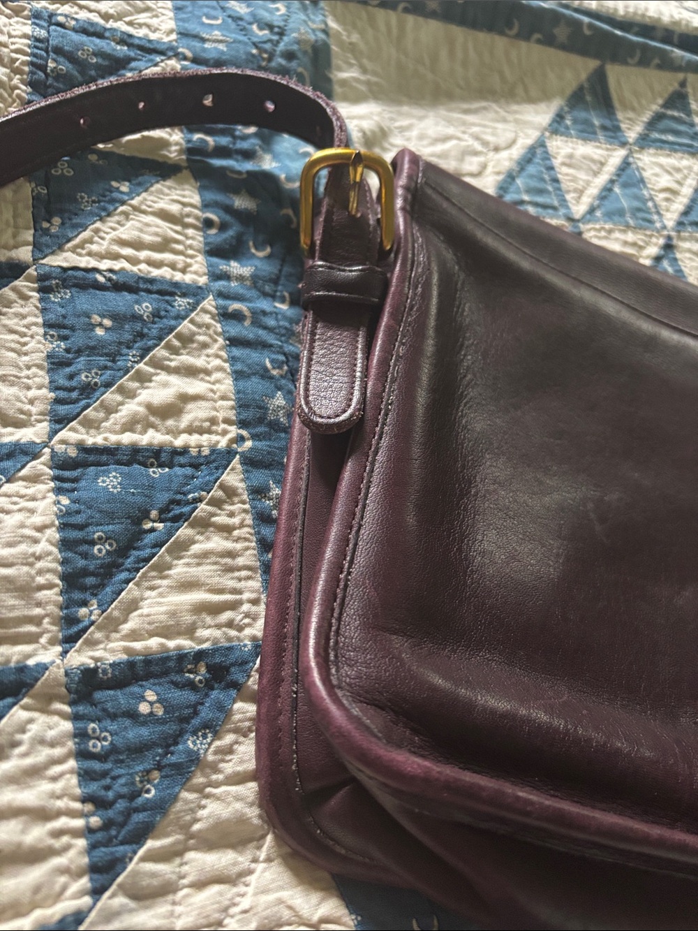 Vintage Coach Saddle Flap Pouch 9585 - Picture 10 of 11